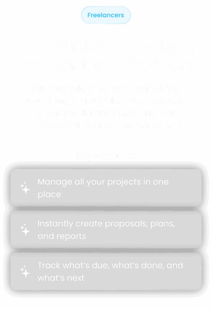 Mobile - Freelancers (x3)
